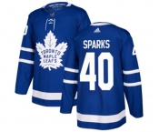 Adidas Toronto Maple Leafs #40 Garret Sparks Premier Royal Blue Home NHL Jersey