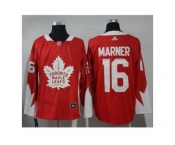 Men Adidas Toronto Maple Leafs #16 Mitchell Marner Red Team Canada Authentic Stitched NHL Jersey