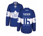 Men's Reebok Toronto Maple Leafs #16 Darcy Tucker Authentic Royal Blue 2017 Centennial Classic NHL Jersey