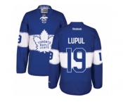 Men's Reebok Toronto Maple Leafs #19 Joffrey Lupul Authentic Royal Blue 2017 Centennial Classic NHL Jersey