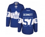 Men's Reebok Toronto Maple Leafs #57 Travis Dermott Authentic Royal Blue 2017 Centennial Classic NHL Jersey