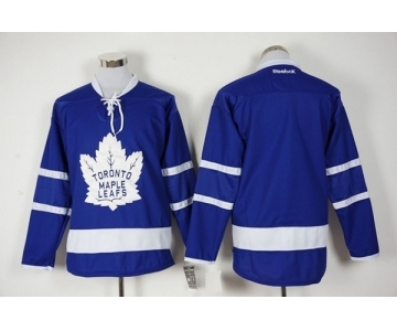 Men's Reebok Toronto Maple Leafs Blank Authentic Royal Blue New Third NHL Jersey