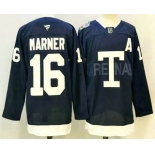 Men's Toronto Maple Leafs #16 Mitch Marner Navy Heritage Classic Stitched Authentic Jersey