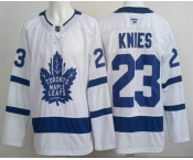 Men's Toronto Maple Leafs #23 Matthew Knies White Authentitc Jersey Men's Toronto Maple Leafs #23 Matthew Knies White Authentitc Jersey