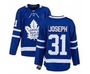Men's Toronto Maple Leafs #31 Curtis Joseph Blue Stitched Jersey