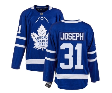 Men's Toronto Maple Leafs #31 Curtis Joseph Blue Stitched Jersey