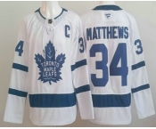 Men's Toronto Maple Leafs #34 Auston Matthews White Authentitc Jersey Men's Toronto Maple Leafs #34 Auston Matthews White Authentitc Jersey