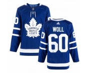 Men's Toronto Maple Leafs #60 Joseph Woll Royal Blue Adidas Stitched NHL Jersey