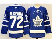 Men's Toronto Maple Leafs #72 Gavin McKenna Blue 2024-25 Stitched Hockey Jersey Men's Toronto Maple Leafs #72 Gavin McKenna Blue 2024-25 Stitched Hockey Jersey