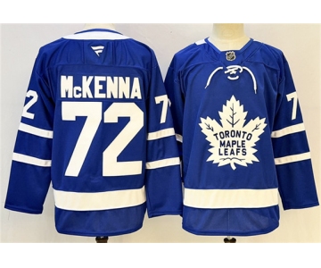 Men's Toronto Maple Leafs #72 Gavin McKenna Blue 2024-25 Stitched Hockey Jersey