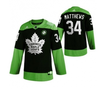 Men's Toronto Maple Leafs #88 William Nylander Green Hockey Fight nCoV Limited Hockey Jersey