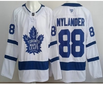 Men's Toronto Maple Leafs #88 William Nylander White Authentic Jersey