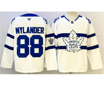 Men's Toronto Maple Leafs #88 William Nylander White Stadium Series Stitched Jersey