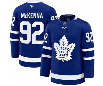 Men's Toronto Maple Leafs #92 Gavin McKenna Blue 2026 Stitched Hockey Jersey