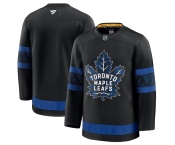 Men's Toronto Maple Leafs Blank Black 2024-25 Alternate Stitched Hockey Jersey