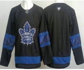 Men's Toronto Maple Leafs Blank Black Alternate Authentic Jersey