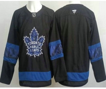 Men's Toronto Maple Leafs Blank Black Alternate Authentic Jersey