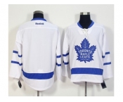 Men's Toronto Maple Leafs Blank White New Stitched NHL Jersey