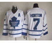 NHL Toronto Maple Leafs #7 Horton white Throwback Stitched jerseys