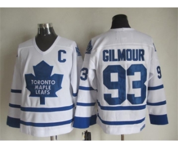 NHL Toronto Maple Leafs #93 Doug Gilmour white Throwback Stitched jerseys