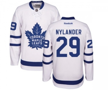 Reebok Toronto Maple Leafs #29 William Nylander Authentic White Away NHL Jersey