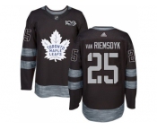Toronto Maple Leafs #25 James Van Riemsdyk Black 1917-2017 100th Anniversary Stitched NHL Jersey