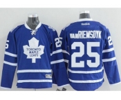 Toronto Maple Leafs #25 James Van Riemsdyk Blue Stitched NHL Jersey