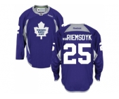 Toronto Maple Leafs #25 James Van Riemsdyk Purple Practice Stitched NHL Jersey