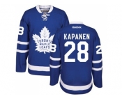 Toronto Maple Leafs #28 Kasperi Kapanen Blue New Stitched NHL Jersey