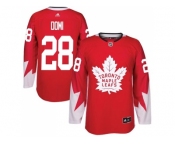 Toronto Maple Leafs #28 Tie Domi Red Alternate Stitched NHL Jersey