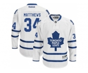 Toronto Maple Leafs #34 Auston Matthews White Road Stitched NHL Jersey