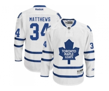 Toronto Maple Leafs #34 Auston Matthews White Road Stitched NHL Jersey