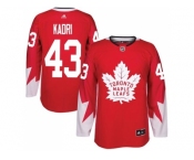 Toronto Maple Leafs #43 Nazem Kadri Red Alternate Stitched NHL Jersey