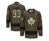 Toronto Maple Leafs #93 Doug Gilmour Green Salute to Service Stitched NHL Jersey