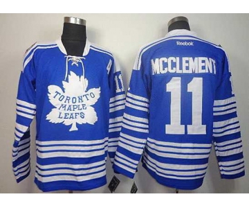 nhl jerseys toronto maple leafs #11 mcclement blue[2014 winter classic]