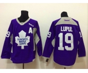nhl jerseys toronto maple leafs #19 lupul purple