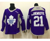 nhl jerseys toronto maple leafs #21 vanRiemsdyk purple