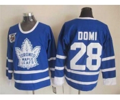 nhl jerseys toronto maple leafs #28 domi blue[domi][75th]