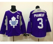 nhl jerseys toronto maple leafs #3 phaneuf purple