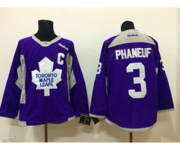 nhl jerseys toronto maple leafs #3 phaneuf purple