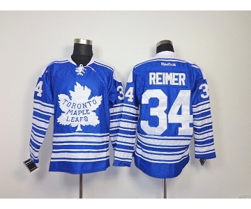 nhl jerseys toronto maple leafs #34 reimer blue[2014 winter classic]
