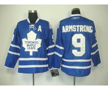 nhl jerseys toronto maple leafs #9 armstrong blue(A)