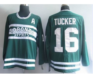 nhl pittaburgh toronto maple leafs #16 tucker green(ccm)
