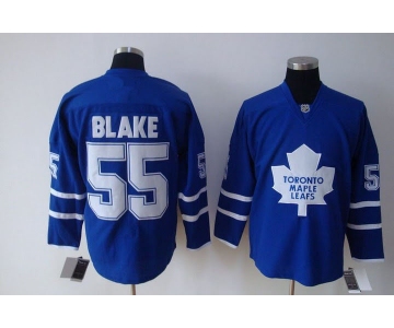nhl toronto maple leafs #55 jason blake blue
