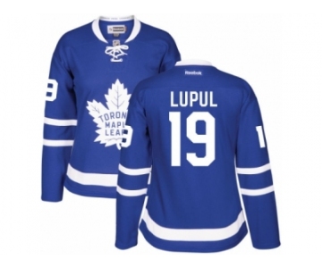 Women's Reebok Toronto Maple Leafs #19 Joffrey Lupul Authentic Royal Blue Home NHL Jerseys