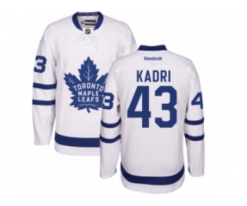Youth Reebok Toronto Maple Leafs #43 Nazem Kadri Authentic White Away NHL Jerseys