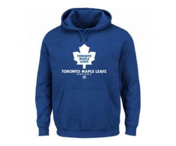 Toronto Maple Leafs Majestic Royal Blue Critical Victory VIII Fleece Hoodie