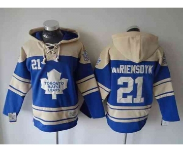 nhl jerseys toronto maple leafs #21 vanriemsdyk lt.blue-cream[pullover hooded sweatshirt]