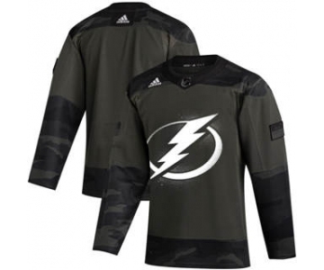 Men's Tampa Bay Lightning 2019 Veterans Day Authentic Practice Hockey Jersey Camo