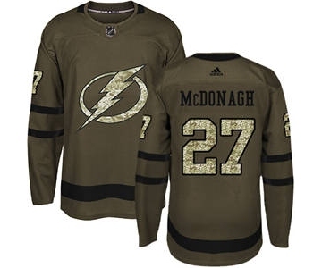 Men's Tampa Bay Lightning #27 Ryan McDonagh Green Salute to Service Stitched Hockey Jersey